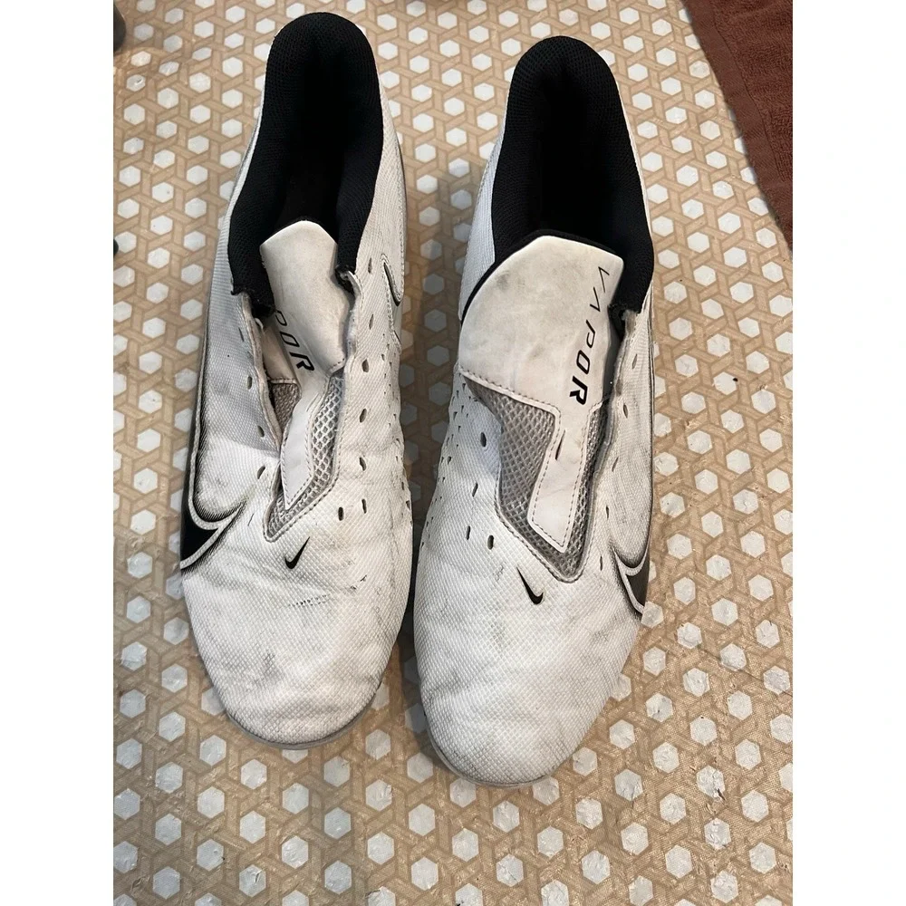 Nike Shoes Mens White Size 14 Vapor Edge Speed Football Cleats CD0074 -100